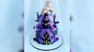 ТОП - 20 Идей Тортов с Уэнсдей (Wednesday) на День Рождения!