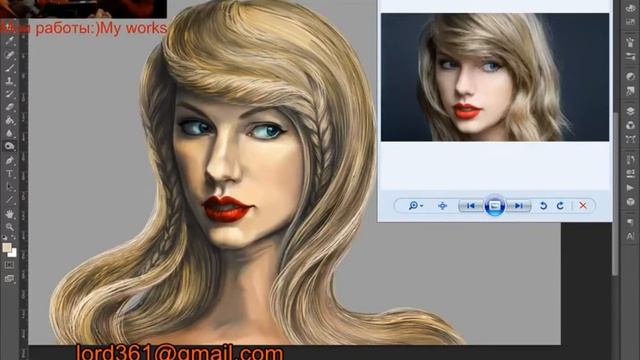 Рисуем, онлайн, Draw. online, Photoshop, рисую, смотреть онлайн