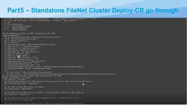 Stand-alone FileNet Container Installation and Configuration on K8s, Part 5: LDAP and Database prep смотреть онлайн