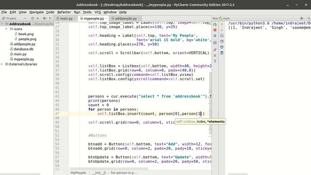 Python GUI Tutorial - 72 - PhoneBook App - view people смотреть онлайн