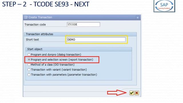 How to create TCODE in SAP System | The process of creating transaction code in SAP System смотреть онлайн