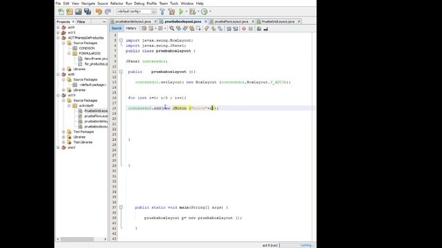 Uso De Layout En Java: BorderLayout , GridLayout , BoxLayout y FowLayout смотреть онлайн