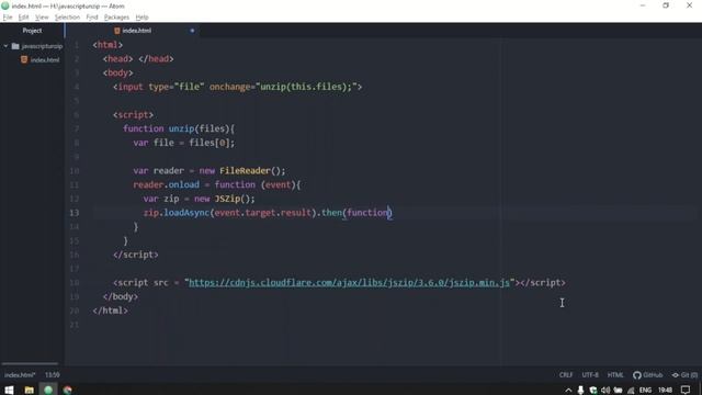 Extract Zip Files With JavaScript JSZip | JavaScript Unzip Zip File