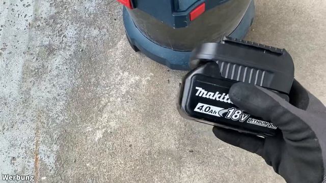 Bosch GAS 18V-10L Staubsauger mit 18V-MAKITA-Akkus betreiben? смотреть онлайн