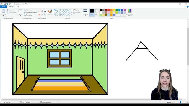Рисуем интерьер в Paint смотреть онлайн
