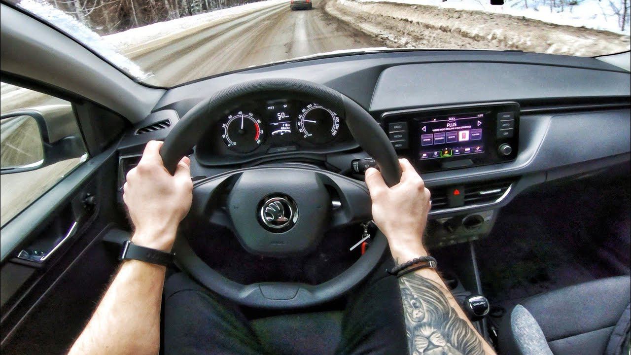 2021 Skoda Rapid 1.6 MPI AT - POV TEST DRIVE смотреть онлайн
