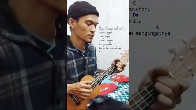 Jiwaku Sekuntum Bunga Kemboja - Panji Sakti - Ukulele chord mudah смотреть онлайн