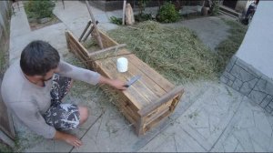 Принцип работы ручной тюковалки для сена и соломы.