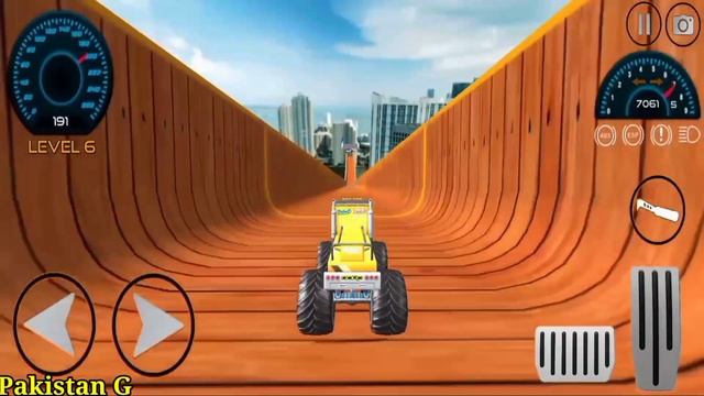 Monster Truck 3D Android Mobile Gameplay Impossible Stunts Games смотреть онлайн