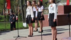 Потрясающее исполнение  «Прощания  славянки». Боровичи. 9 мая 2018