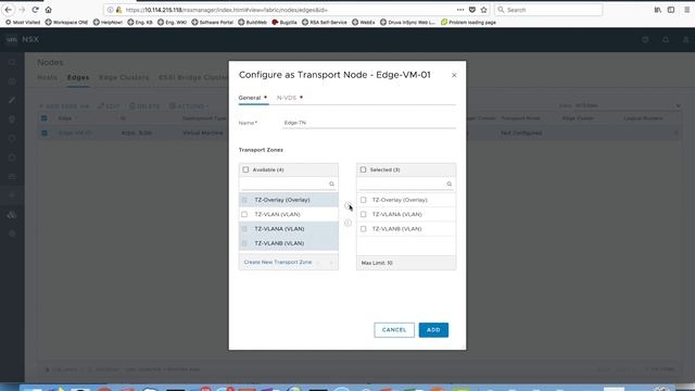 Demo: NSX-T Data Center Edge VM deployment on VSS or VDS portgroups смотреть онлайн