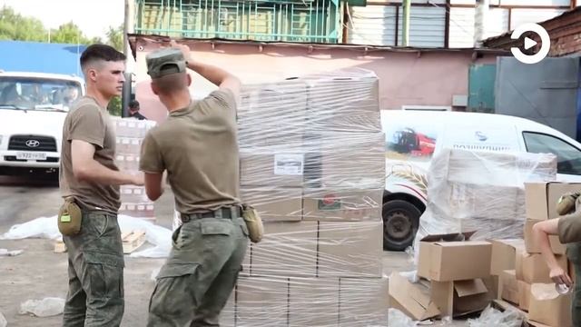В подшефный Пензенской области Пологовский район Запорожья пришел третий гуманитарный конвой смотреть онлайн