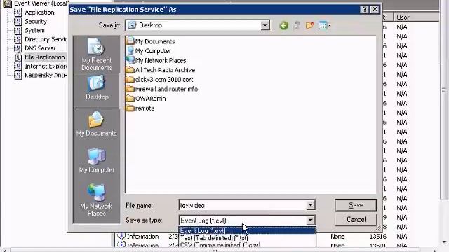 Save event logs in Event Viewer смотреть онлайн