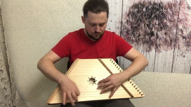 Гусли Баюн 19 струн мастерская Гусельник, мастер Игорь Крашенинников, демонстрирует Дмитрий Львов смотреть онлайн