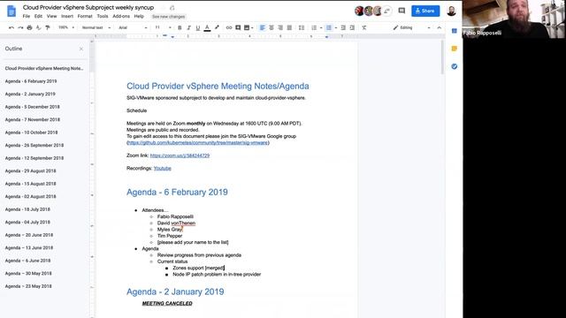 Kubernetes SIG VMware - Cloud Provider Monthly Syncup 20190206 смотреть онлайн