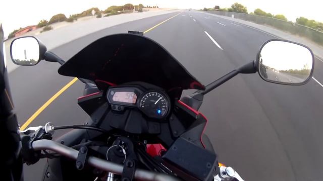 Впервые больше 100 mph на мотоцикле | First time 100+ mph on a motorcycle смотреть онлайн