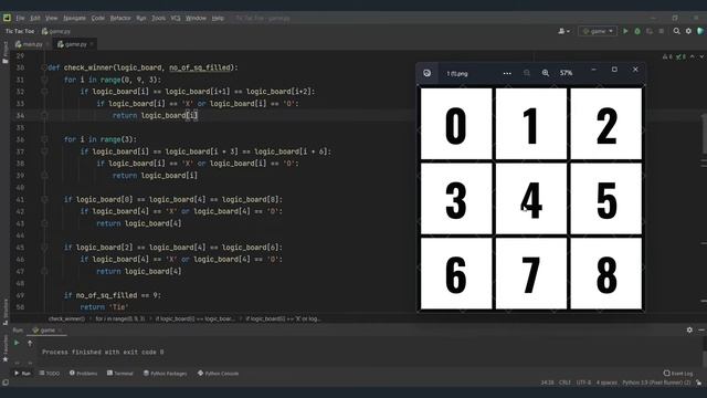 Tic Tac Toe Game with Python | Simple GUI Tic Tac Toe | Game dev with PYGAME | Pt.3 Result Screen смотреть онлайн