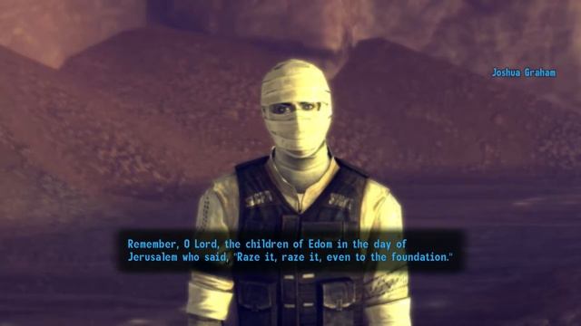 Talking to Joshua Graham while tripping on Sacred Datura Root (Fallout New Vegas) смотреть онлайн