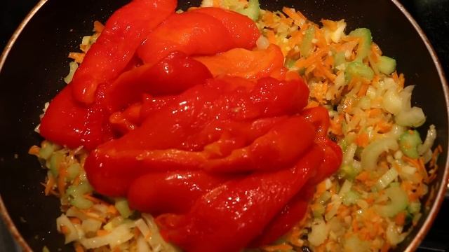 Суп-пюре с запечёнными перцами / Soup Puree With Baked Peppers