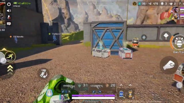 Apex Legends Mobile (Nubia Red Magic 8 Pro+) Ranked game play 1 смотреть онлайн