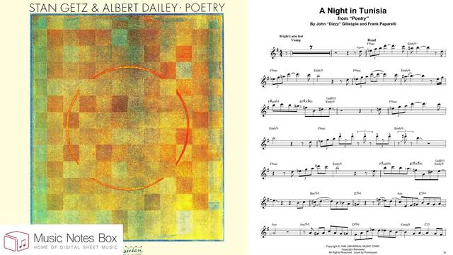 Stan Getz 'A night in Tunisia' Tenor Saxophone Transcription смотреть онлайн