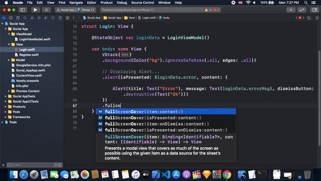 SwiftUI Social Media App - EP 1 - Login And Register Page Using Firebase Phone Auth - SwiftUI 2.0 смотреть онлайн