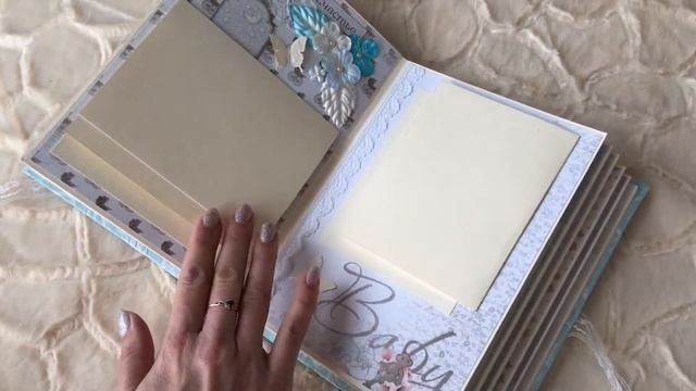 Детский альбом. Альбом первого года жизни малыша. Скрапбукинг. смотреть онлайн