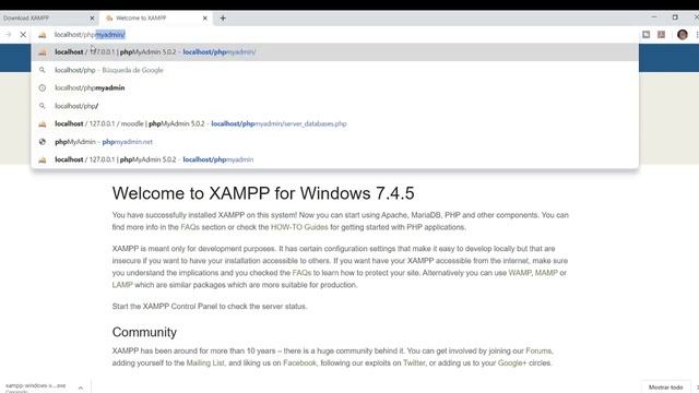 DESCARGAR e Instalar XAMPP 7.4 2020 para Windows смотреть онлайн