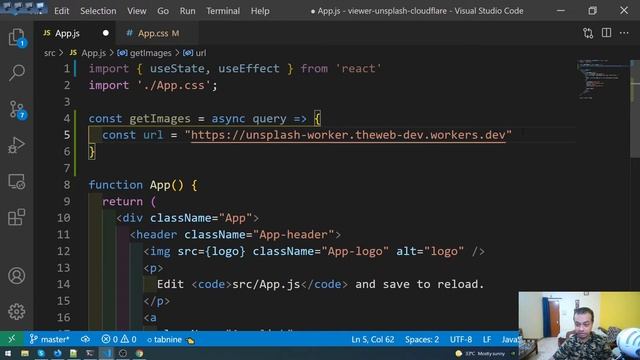 Image Search App using ReactJS, Unsplash API & cloudflare worker смотреть онлайн