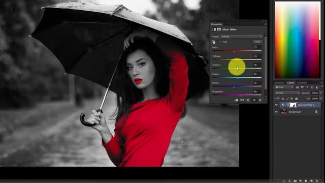 Selective Color Effects - Photoshop Tutorial смотреть онлайн