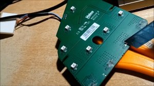 NISSAN QASHQAI ремонт задней фары с платой и ледами