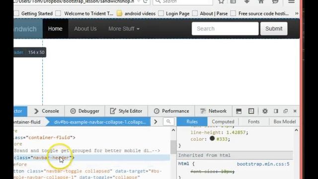 CPT 262 Bootstrap website part 2 смотреть онлайн