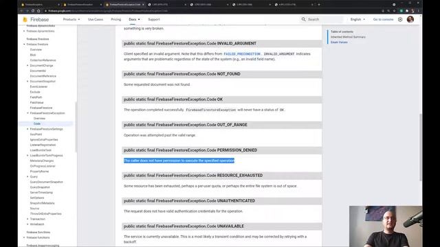 Are you getting PERMISSION_DENIED due to the Firestore Security Rules? Here is how to fix it. смотреть онлайн