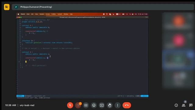 Managing circular dependencies in smart contracts смотреть онлайн