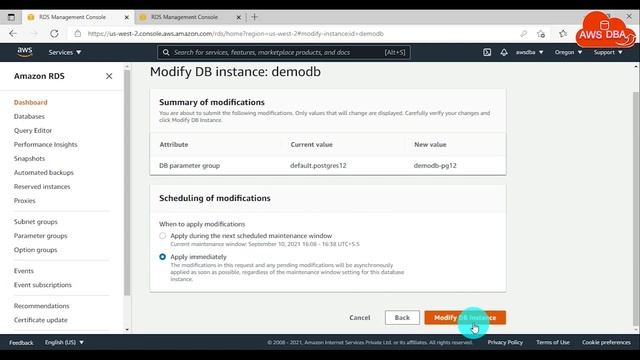 03b Associating DB parameter groups to PostgreSQL DB смотреть онлайн