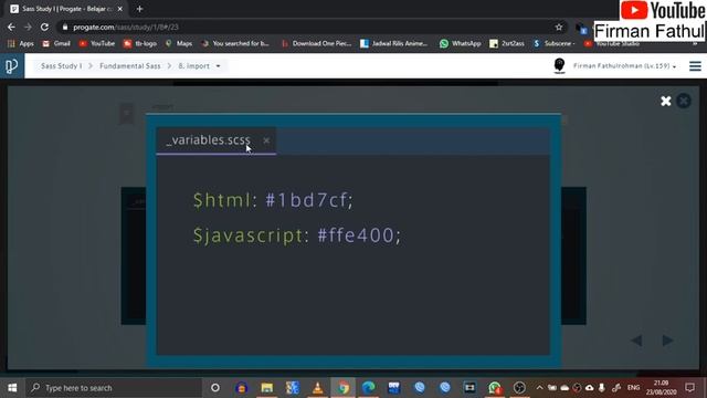 #5 Dasar Penggunaan SASS Function dan Import смотреть онлайн