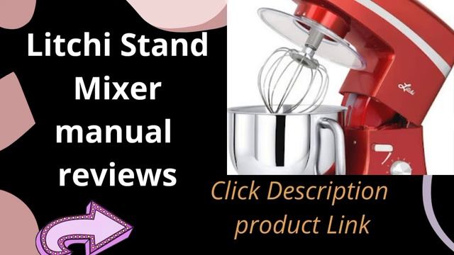 Head Mixer with 5.5 Quart Stainless Steel Bowl, Beaters Whisk Dough Hook Pouring Shield смотреть онлайн