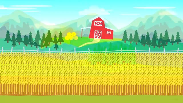 Зерноуборочный комбайн. Сбор зерна. Работа фермеров. смотреть онлайн