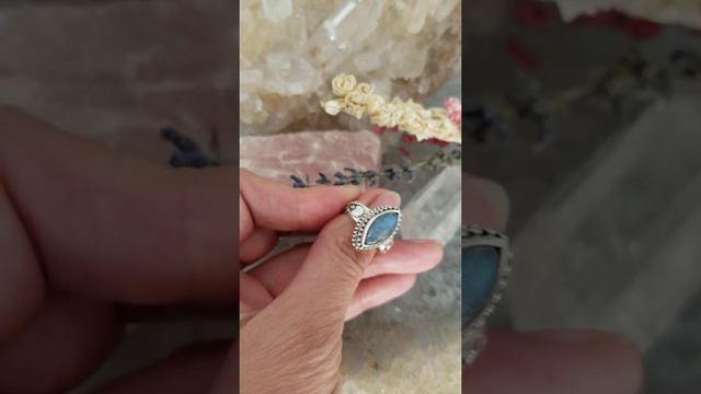 Labradorite Silver Ring Size 7.5 смотреть онлайн