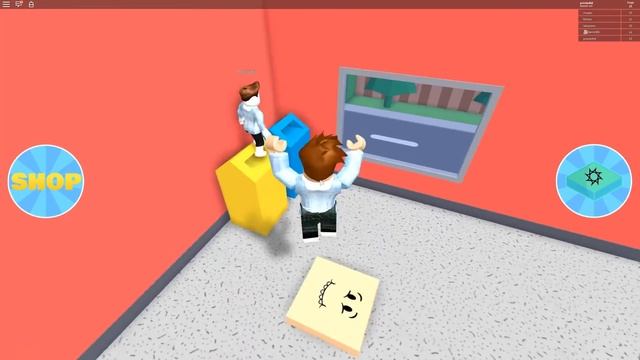 КИД в Макдональдсе убегает от Монстра в Роблоксе #КИД