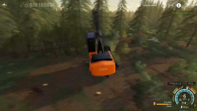 Clearing Trees For A New Field, No Man's Land #67 Farming Simulator 19 Timelapse смотреть онлайн