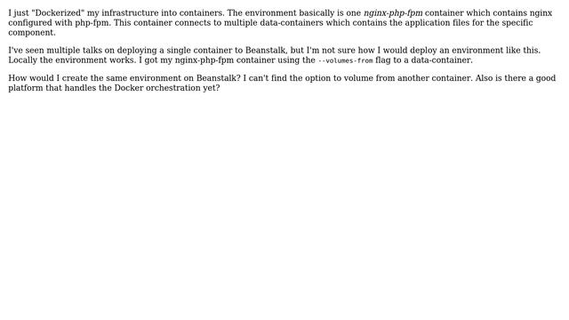 DevOps & SysAdmins: Deploy a Docker environment on Elastic Beanstalk смотреть онлайн