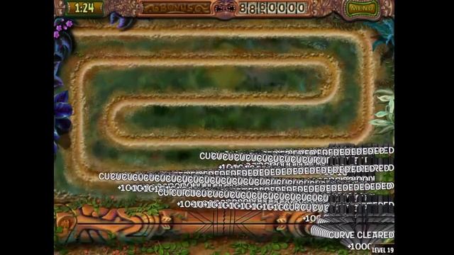 Zuma's Revenge: the "curve cleared" farm! смотреть онлайн