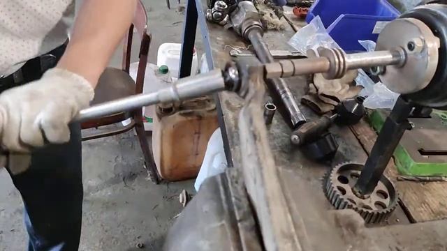 Ремонт - восстановление шаровой опоры рычага на фиат Скудо смотреть онлайн