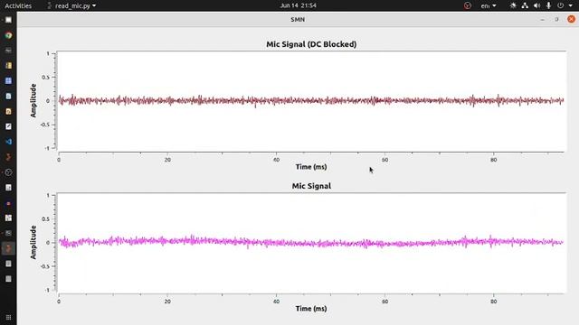 Read microphone data in Python смотреть онлайн