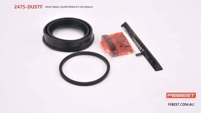 2475-DUSTF FRONT BRAKE CALIPER REPAIR KIT FOR RENAULT