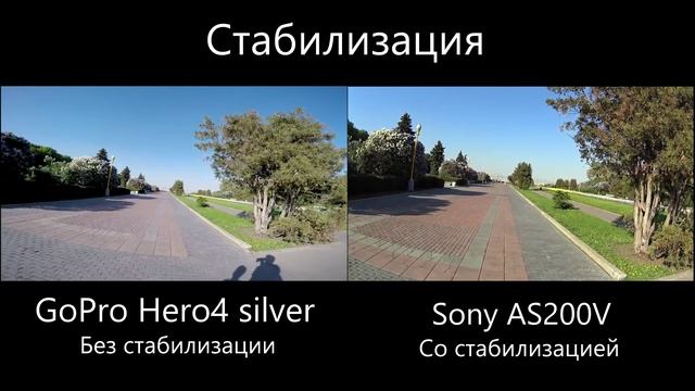 Sony AS200 против GoPro 4: стабилизация смотреть онлайн