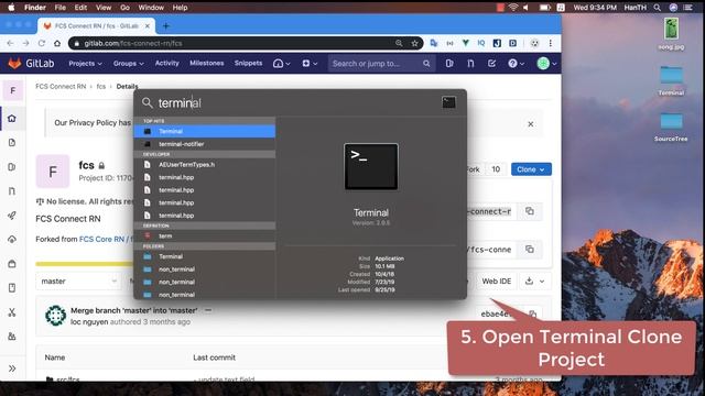Git: How to Clone Project use Sourcetree vs Terminal смотреть онлайн