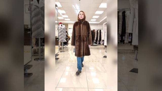 ШУБА ИЗ МЕХА НОРКИ.Меховая фабрика "ПУШКИНСКИЕ МЕХА". смотреть онлайн