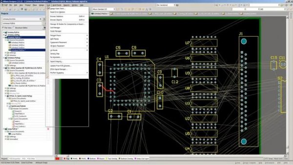 Altium Designer. Назначение горячих клавиш